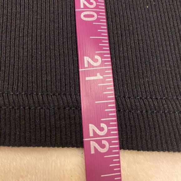 Talbots Black Modern Polo with Mandarin Collar and Rhinestone Buttons Sz XL - Picture 14 of 16